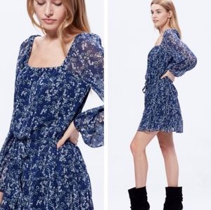 Paige  - Blue Floral Mini Dress